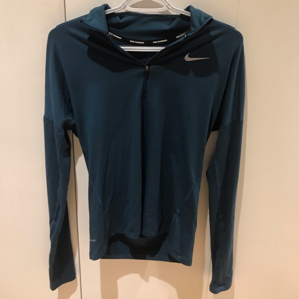 Dark teal Nike quarter zip
